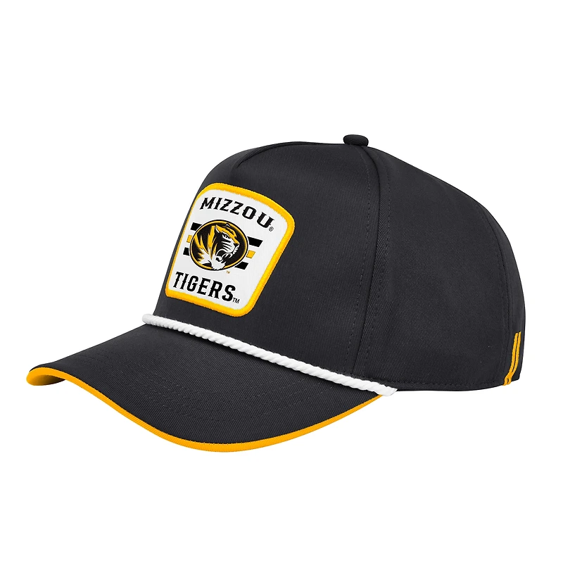 Men's Colosseum Black Missouri Tigers Hits the Road Podium Adjustable Hat
