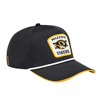 Men's Colosseum Black Missouri Tigers Hits the Road Podium Adjustable Hat