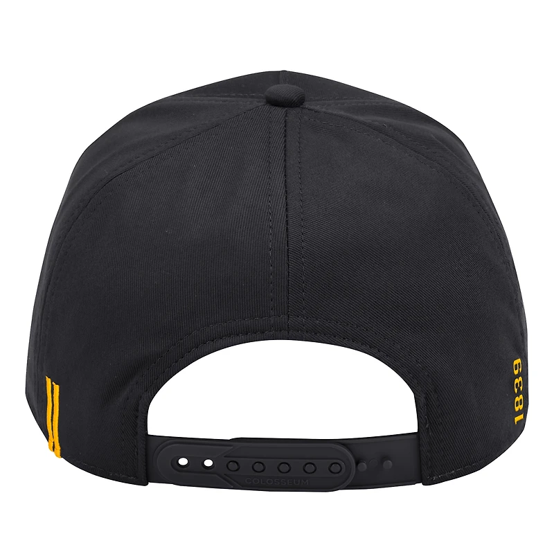 Men's Colosseum Black Missouri Tigers Hits the Road Podium Adjustable Hat