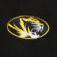 Men's Colosseum Black Missouri Tigers Tortugas Logo Quarter-Zip Jacket