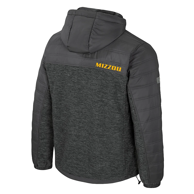 Doudoune à capuche zippée Nightman pour homme, coloris anthracite, des Missouri Tigers