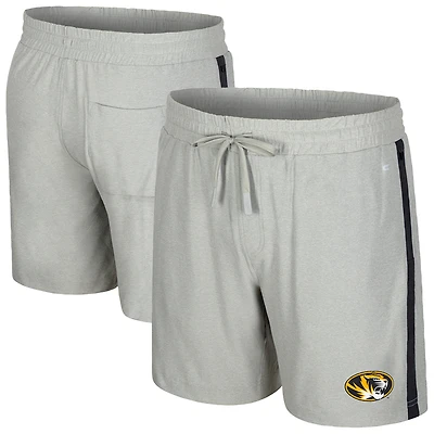 Short Mac gris Colosseum pour homme des Missouri Tigers