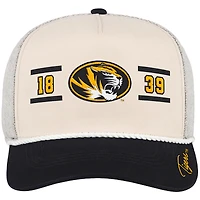 Casquette ajustable Frank Podium pour homme Colosseum Natural Missouri Tigers