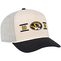 Casquette ajustable Frank Podium pour homme Colosseum Natural Missouri Tigers