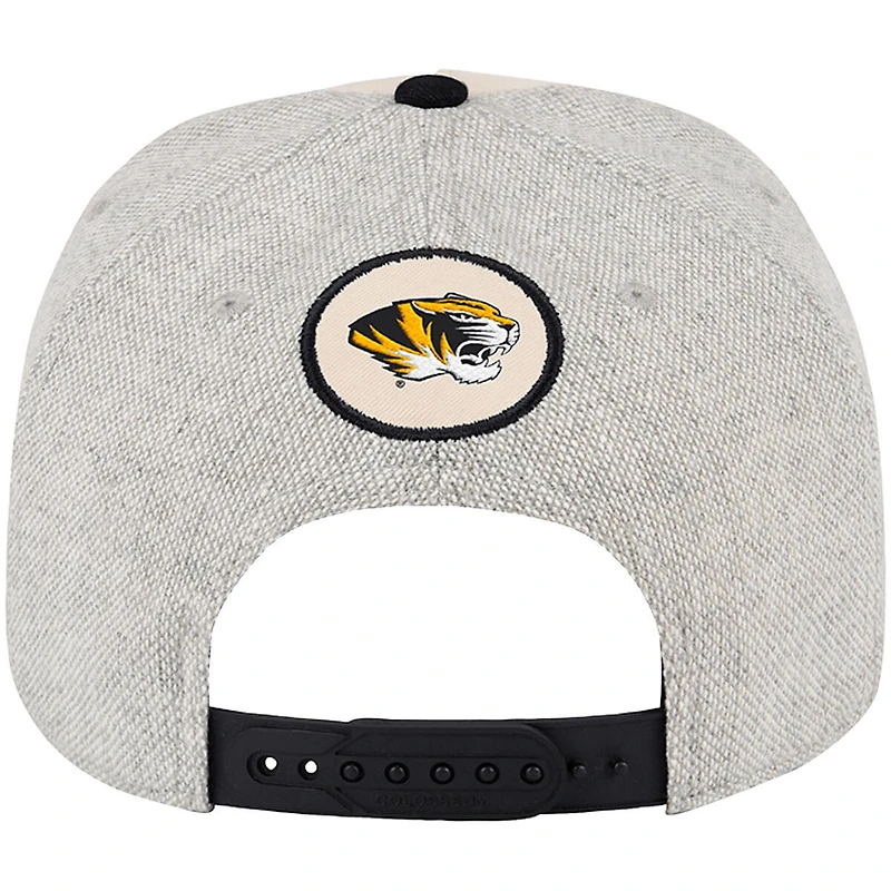 Casquette ajustable Frank Podium pour homme Colosseum Natural Missouri Tigers