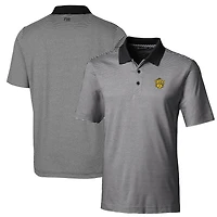 Polo extensible à rayures ton sur Forge pour homme Cutter & Buck Black Missouri Tigers, grandes tailles