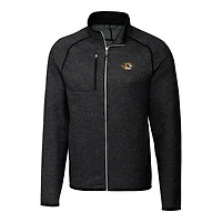 Veste zippée intégrale pour homme, couleur anthracite, Cutter & Buck, Missouri Tigers