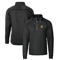 Veste pull-over demi-zippée pour homme, couleur anthracite, Cutter & Buck, Missouri Tigers, grand format