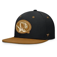Men's Fanatics Black/Brown Missouri Tigers NoBo Fitted Hat