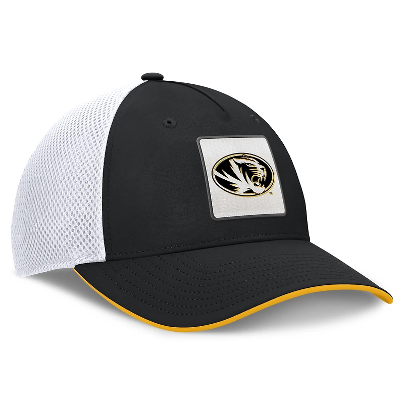 Men's Fanatics  Black Missouri Tigers 5-Panel Matter Flex Hat