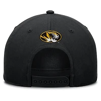 Casquette ajustable Fanatics Black Missouri Tigers Foul Ball Rope pour homme