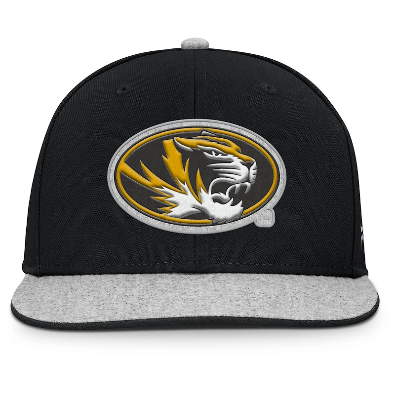 Men's Fanatics Black Missouri Tigers Loden Snapback Hat