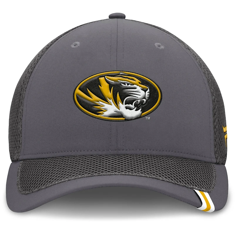 Men's Fanatics Gray Missouri Tigers Clincher Flex Hat