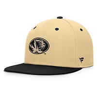 Men's Fanatics Khaki/Black Missouri Tigers Balance Fitted Hat