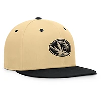 Men's Fanatics Khaki/Black Missouri Tigers Balance Fitted Hat