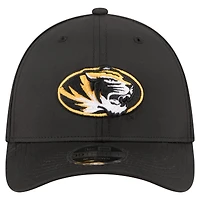 Casquette New Era noire Missouri Tigers 39THIRTY M-Crown Flex Fit pour homme