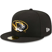 Men's New Era Black Missouri Tigers 59FIFTY Fitted Hat