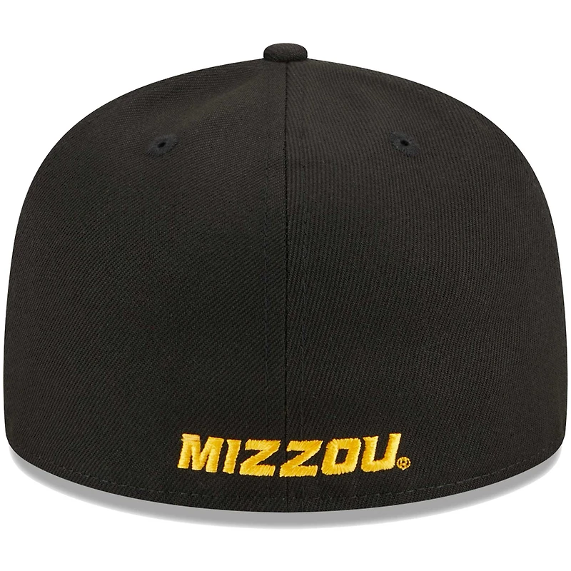 Men's New Era Black Missouri Tigers 59FIFTY Fitted Hat