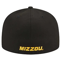 Men's New Era Black Missouri Tigers 59FIFTY Fitted Hat