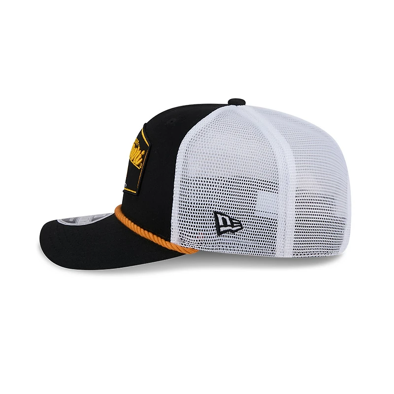 Casquette extensible à boutons-pression 9SEVENTY COOLERA noire des Missouri Tigers de New Era pour homme