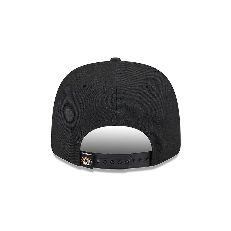 Casquette extensible à boutons-pression COOLERA 9SEVENTY Missouri Tigers de New Era pour homme, noire