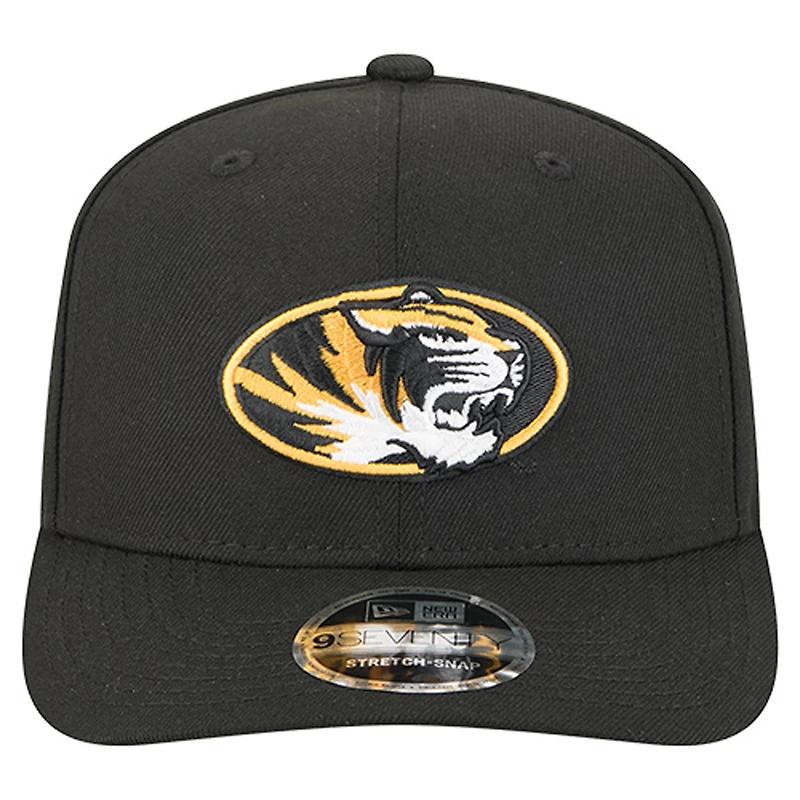 Men's New Era  Black Missouri Tigers Team 9SEVENTY Adjustable Hat