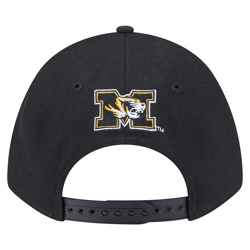 Men's New Era Black Missouri Tigers Team Collective 9FORTY M-Crown Adjustable Hat