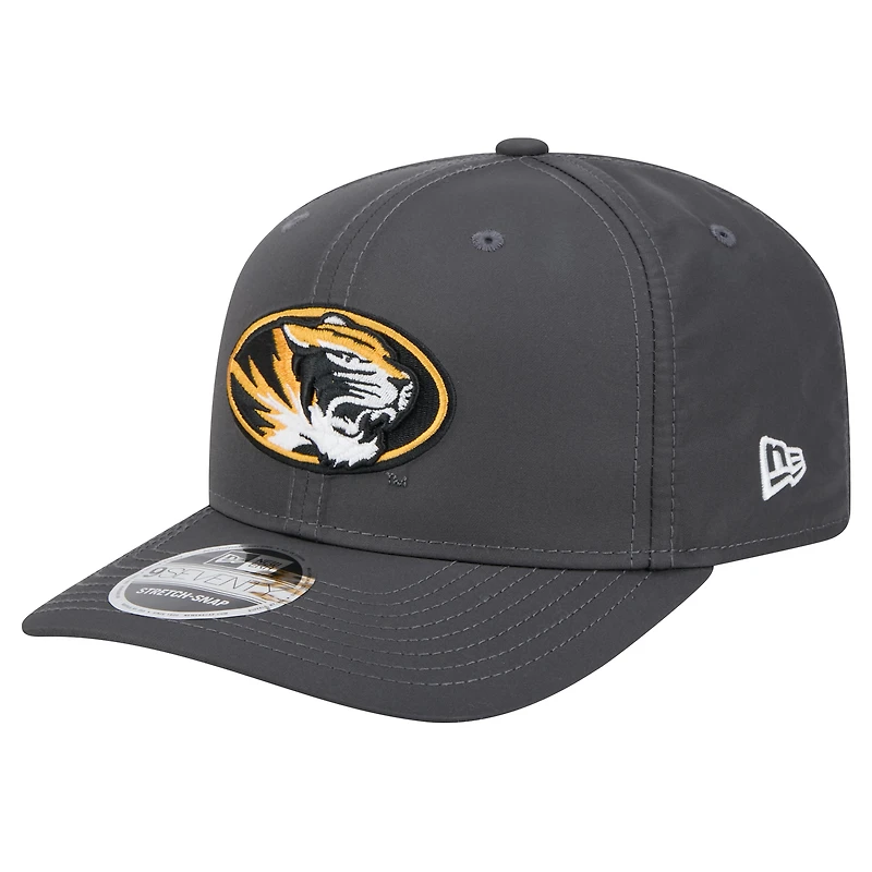 Men's New Era Charcoal Missouri Tigers 9SEVENTY Stretch-Snap Hat