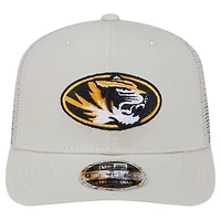 Men's New Era Stone Missouri Tigers Canvas 9SEVENTY Stretch-Snap Adjustable Hat