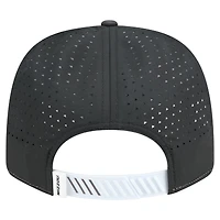 Men's New Era White/Black Missouri Tigers Perforated Patched 9SEVENTY Adjustable Hat