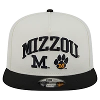 Men's New Era White Missouri Tigers Collegiate 9FIFTY A-Frame Snapback Hat