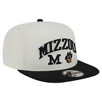 Men's New Era White Missouri Tigers Collegiate 9FIFTY A-Frame Snapback Hat