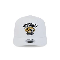 Casquette extensible à boutons-pression COOLERA 9SEVENTY blanche des Missouri Tigers de New Era pour homme