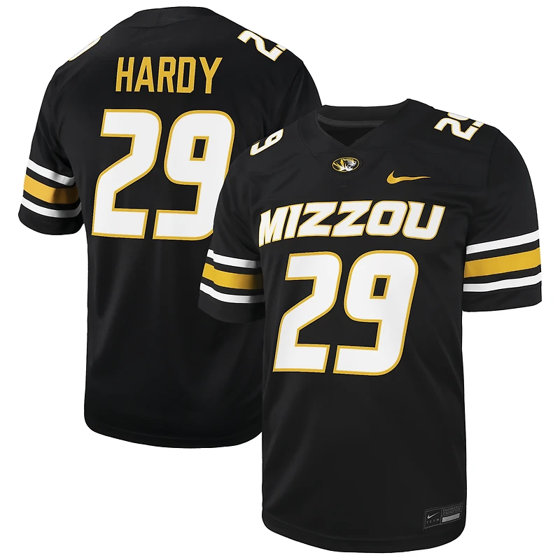 Men's Nike Ahmad Hardy Black Missouri Tigers Game Football Jersey