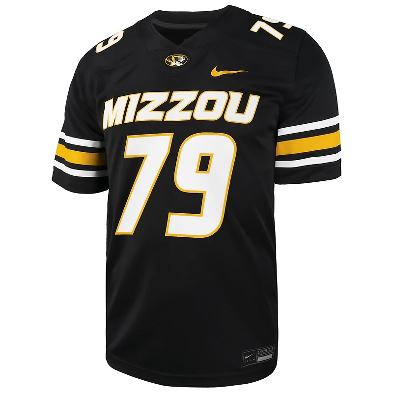 Maillot Nike Armand Membou noir des anciens Missouri Tigers pour homme