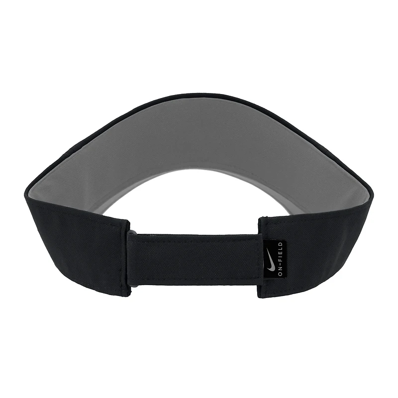 Men's Nike Black Missouri Tigers 2025 On-Field Ace Performance Adjustable Visor