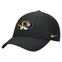 Casquette ajustable Nike noire Missouri Tigers 2025 On-Field Club Performance pour homme