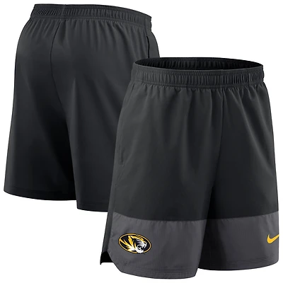 Short Nike noir Missouri Tigers 2025 pour homme