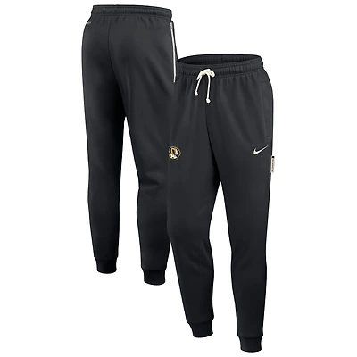 Men's Nike Black Missouri Tigers 2025 Sideline Standard Issue Dri-FIT Taper Sweatpants