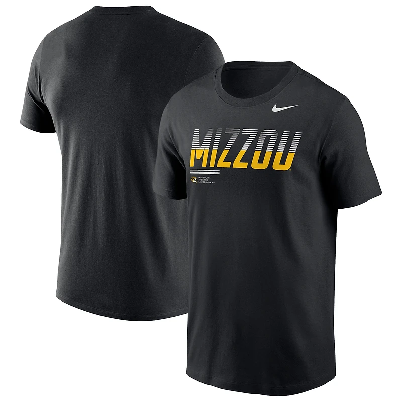 Men's Nike Black Missouri Tigers 2026 Sideline Wordmark Legend Dri-FIT T-Shirt