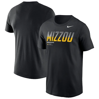 Men's Nike Black Missouri Tigers 2026 Sideline Wordmark Legend Dri-FIT T-Shirt