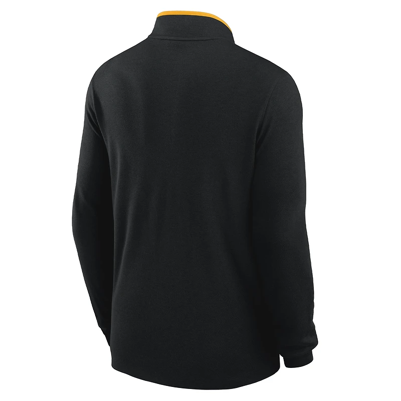 Pull-over Nike Victory Dri-FIT noir pour homme, modèle Missouri Tigers Basketball Victory, à demi-zip.