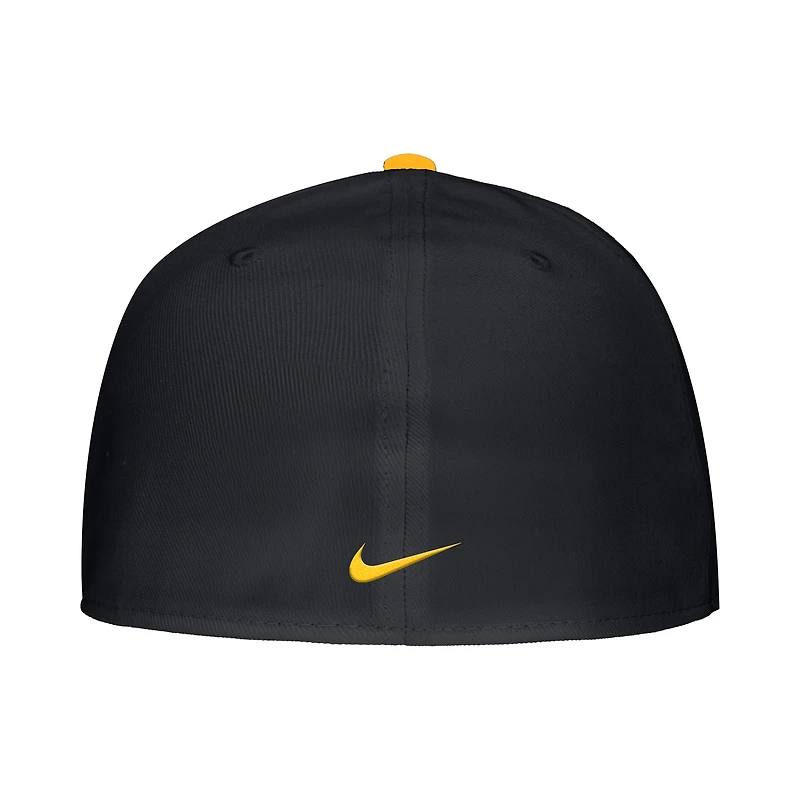 Men's Nike Black Missouri Tigers On-Field Baseball Performance Fitted Hat