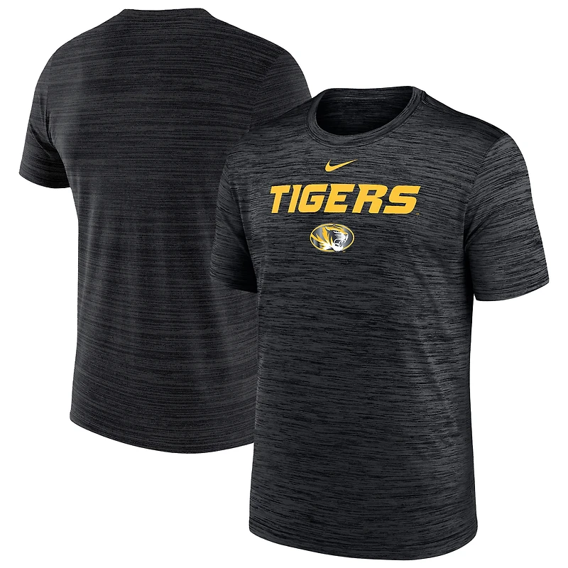 T-shirt Nike Velocity Performance noir pour homme des Missouri Tigers