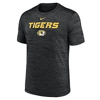 T-shirt Nike Velocity Performance noir pour homme des Missouri Tigers