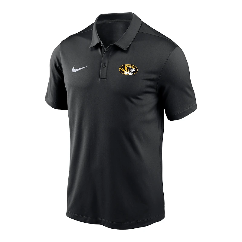Polo Nike Victory Solid Performance noir pour homme des Missouri Tigers