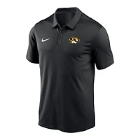 Polo Nike Victory Solid Performance noir pour homme des Missouri Tigers