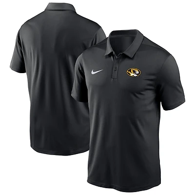 Polo Nike Victory Solid Performance noir pour homme des Missouri Tigers