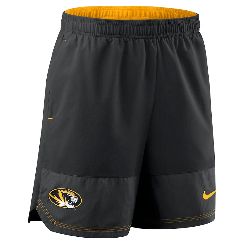 Men's Nike Black Missouri Tigers Woven Dri-FIT Shorts