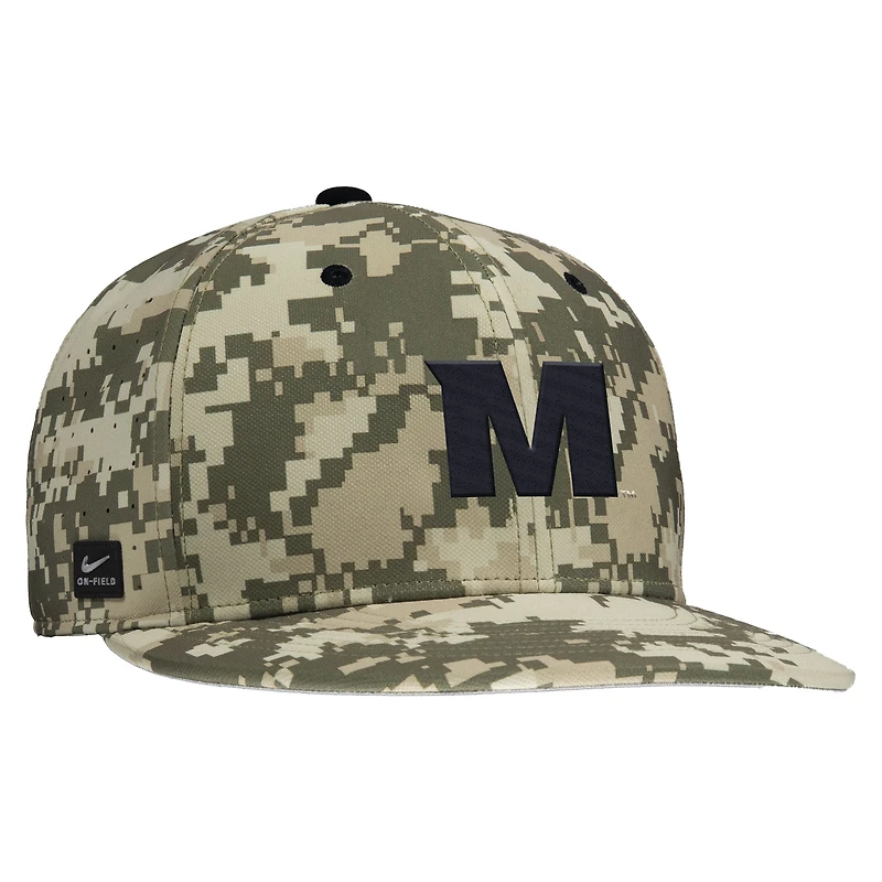 Men's Nike Digital Camo Missouri Tigers On-Field Baseball Performance Fitted Hat